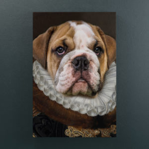 The Earl Pet Portrait Canvas Dog